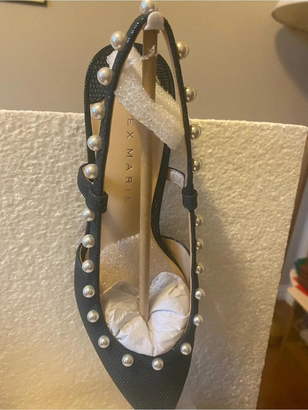 Alex Marie Embossed Slingback Pumps